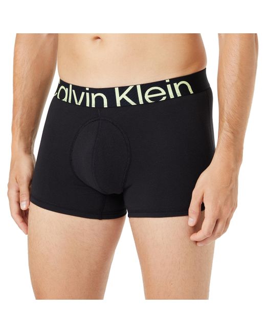 Pantaloncino Boxer Uomo Cotone Elasticizzato di Calvin Klein in Black da Uomo
