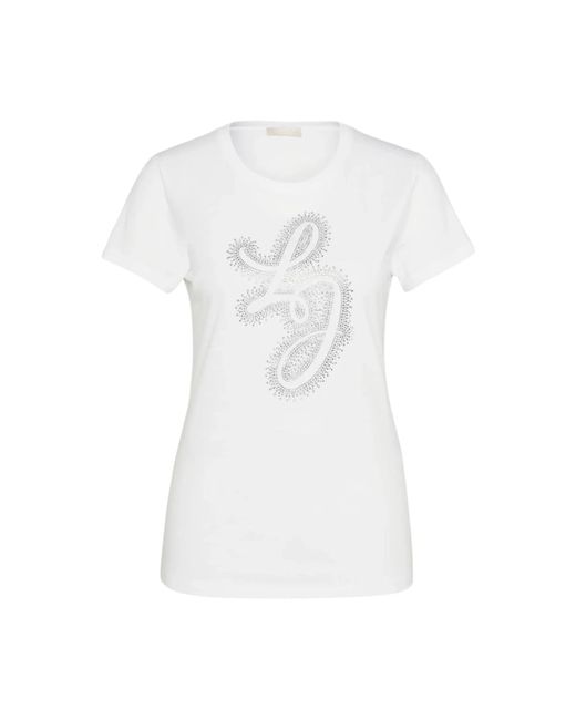Liu Jo White T-Shirt Donna Liujo wa4051js923-q9979 Bianco