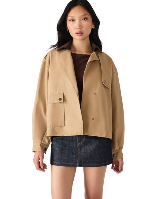 Steve Madden Blue Luisa Jacket Apparel