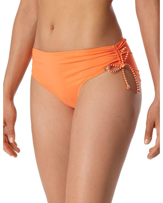Schiesser Orange Bikinihose Midi Bikini-Unterteile