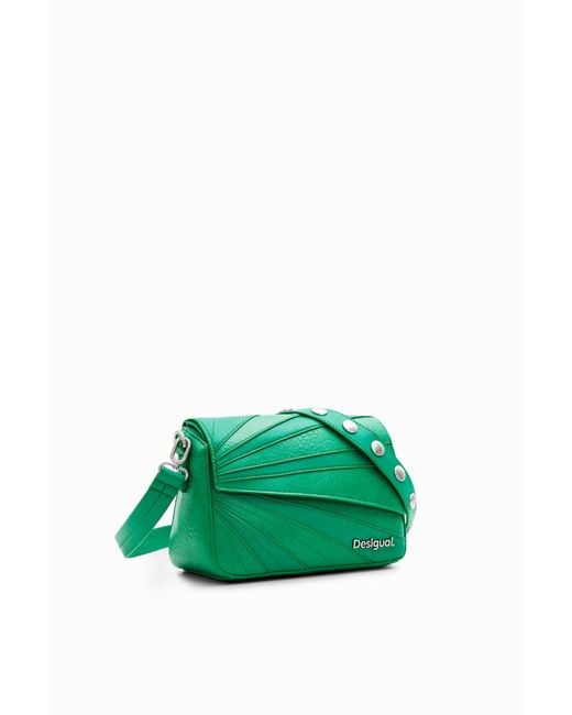 Desigual Green Machina Phuket Accessories Pu Hand Bag