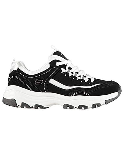 Skechers Black D'lites I-conik Trainers