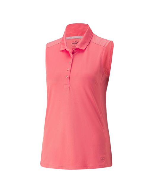 PUMA Ärmelloses Gamer Golf Poloshirt SLoveable Pink