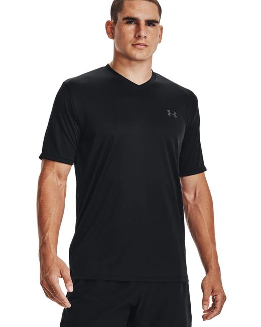 Under Armour Black Tech 2.0 V-neck Short-sleeve T-shirt for men