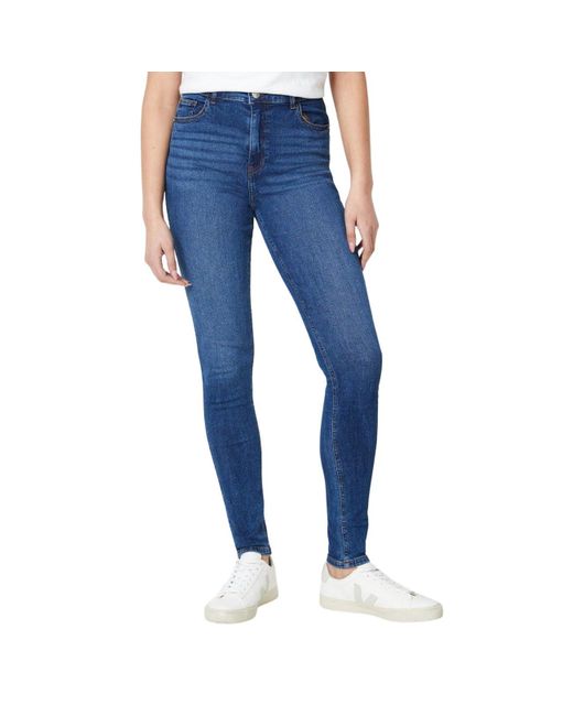 Dorothy Perkins Blue S/ladies Comfort Stretch Tall Skinny Jeans