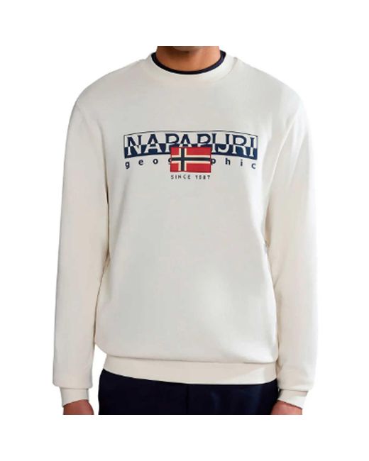 Napapijri Gray Aylmer Sweatshirt for men