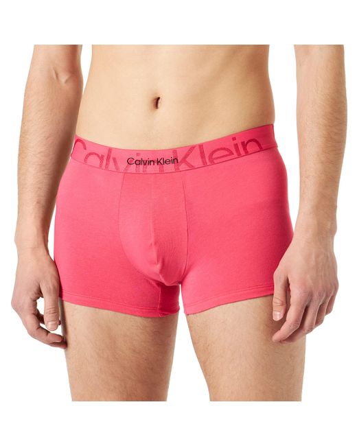 Boxer Caleçon Coton Stretch Calvin Klein pour homme en coloris Pink
