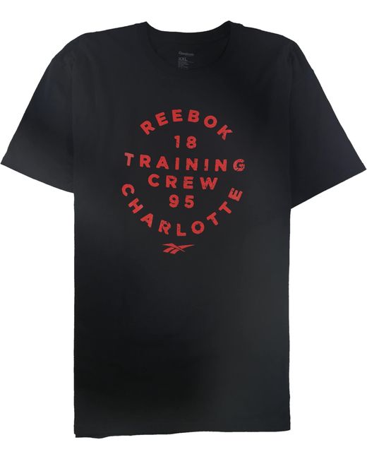 Reebok Black S Training Crew Charlotte 1895 Graphic T-shirt for men
