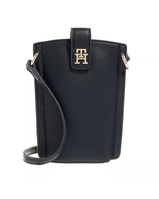 Tommy Hilfiger Blue Tommy Life Phone Pouch With Strap