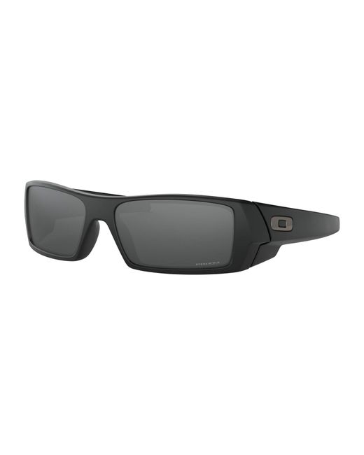 Oakley Gascan Sunglasses Matte Black With Prizm Black Iridium Lens + Sticker for men