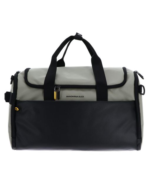 Eco Coated Duffle Bag Mud di Mandarina Duck in Black