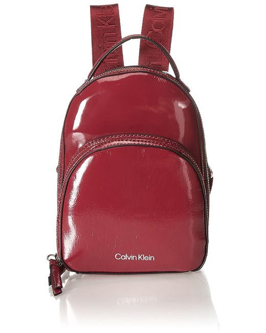 Calvin Klein Red Astatine Micro Mini Backpack