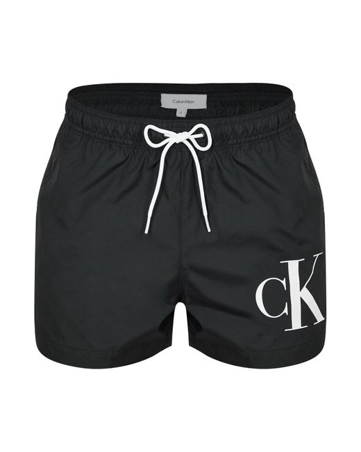 Short Drawsting KM0KM01015 BEH Calvin Klein pour homme en coloris Black
