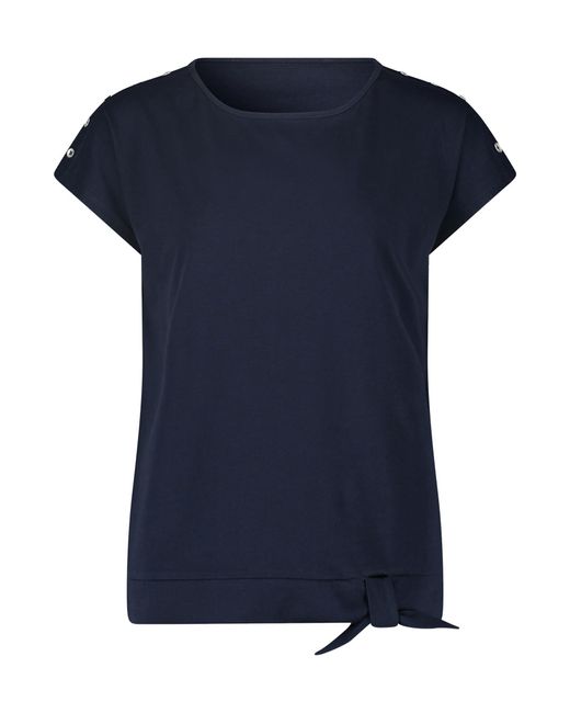 Betty Barclay Blue Basic Shirt mit Schleifenknoten dunkelblau,38