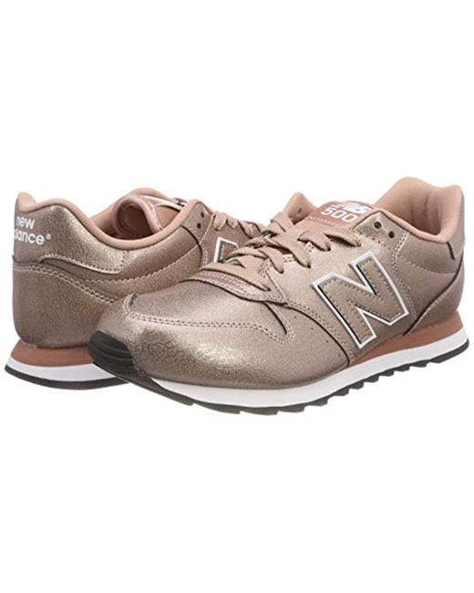 new balance 500 metallic