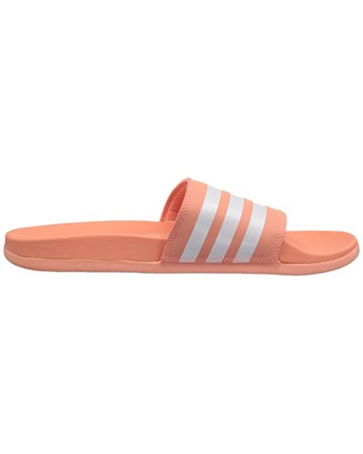 adidas men's adilette cloudfoam  slide sandal