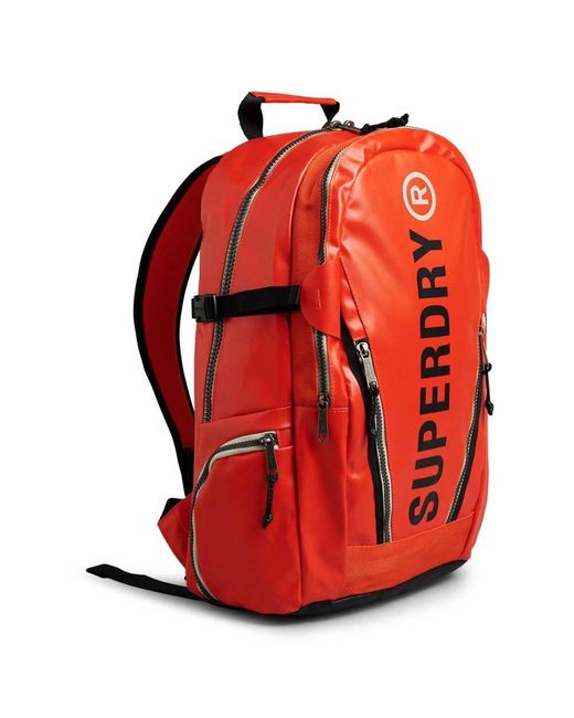 Superdry Red Tarp Rucksack Backpack