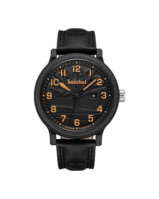 Timberland Black Recycled Ocean Plastic Case Watch for men