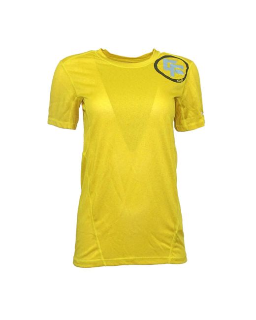 Reebok Crossfit Utility Yellow Prepare For The Unknwn Playdry Performance T-shirt Z83044 for men