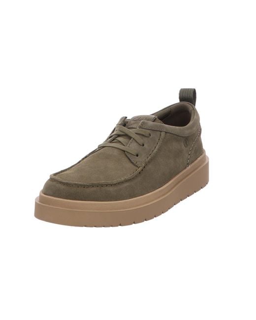 Clarks Brown Polden Moc Derby for men