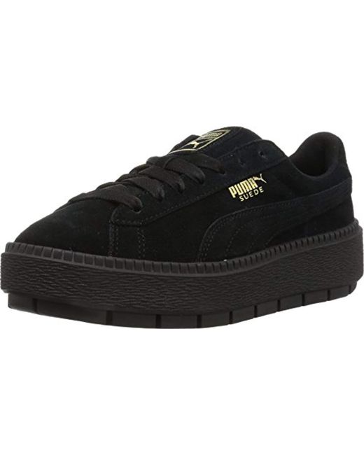 puma trace platform black