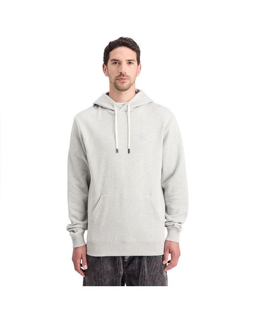 Scotch & Soda Gray Core-logo Hoodie Hooded Sweatshirt for men