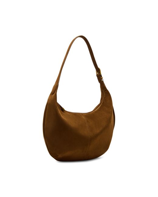 Steve Madden Brown Olga Faux Suede Hobo