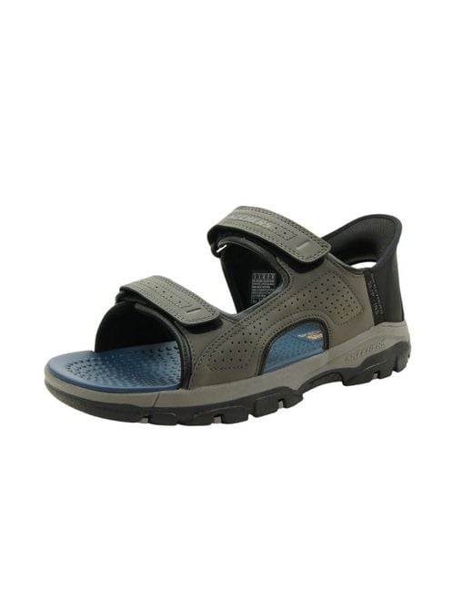 Skechers Green Tresmen-reece Two Strap Open Toe Slip-ins Sandal for men