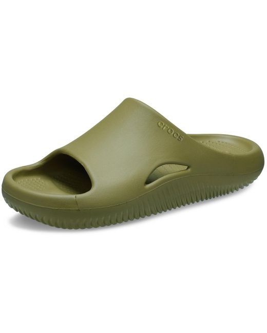 CROCSTM Adult Mellow Recovery Slides Sandaal in het Green
