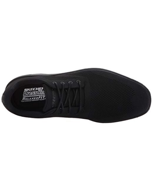 Skechers dress knit shoes mens new arrivals