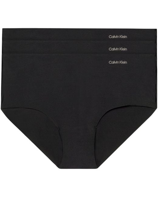Paquete de 3 Hipster Hipsters Calvin Klein de color Black