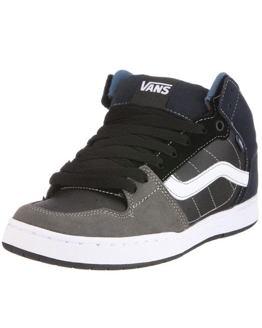 Vans Skink Mid Black navy grey Trainer Vipa1kr 090 8 Uk for Men Lyst UK