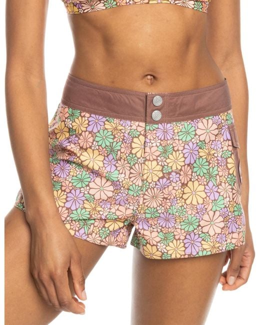 Pantaloncini da donna di Roxy in Metallic