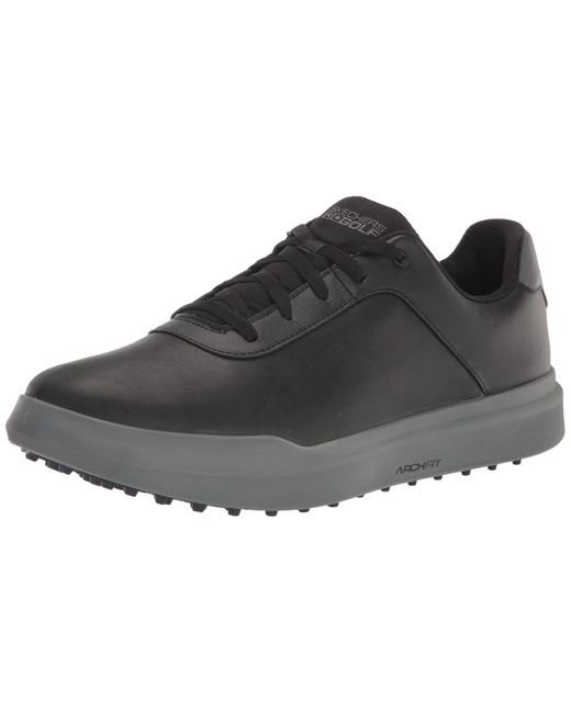 Skechers Leather Drive 5 Lx Arch Relaxed Fit Spikeless Waterproof Golf ...