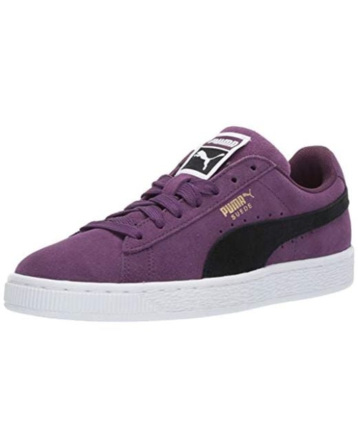 PUMA Purple Suede Classic Sneaker