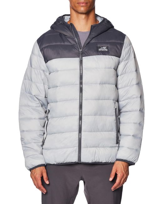 Reebok Gray Classic Glacier Shield Packable Jacket for men