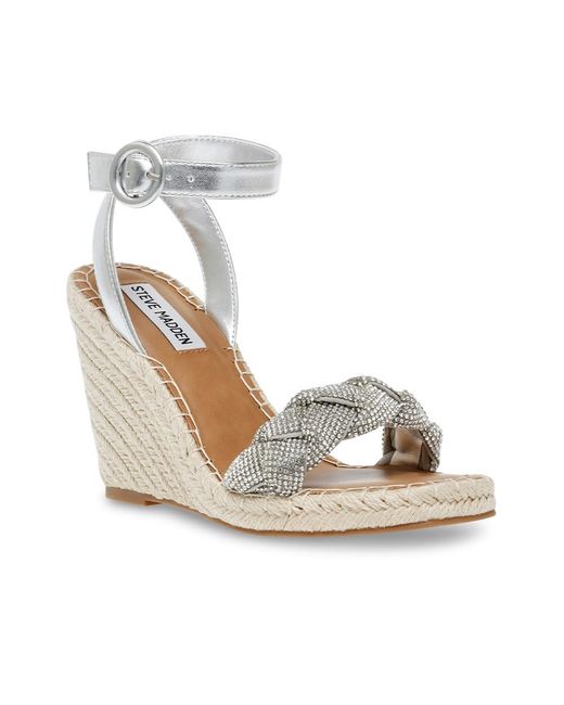 , NOVAH-R, Sandali Zeppa Moda Fashion di Steve Madden in Metallic