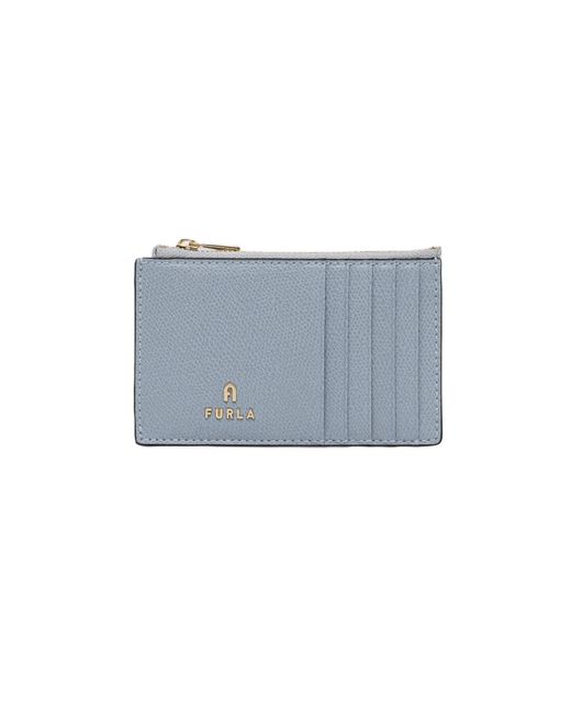 Portacarte di credito camelia M WP00310 ARE000 55000 nuvola di Furla in Blue