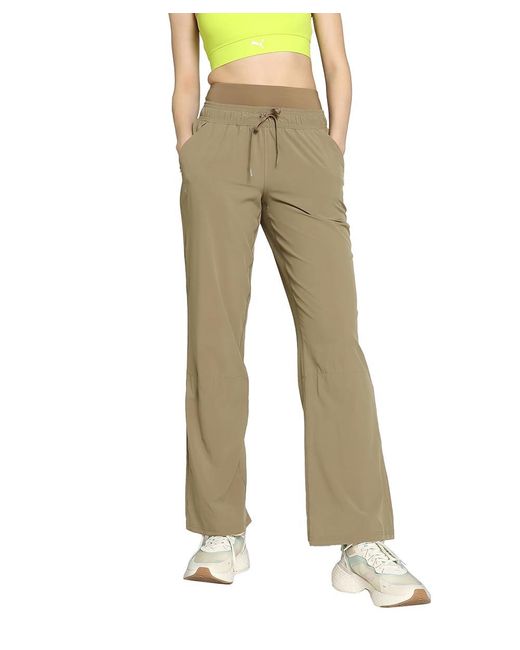 PUMA Natural Modest Activewear Wide Leg Trainingshose XXLTotally Taupe Brown