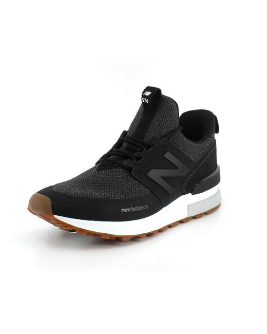 New Balance Unisex Adults' Ms574-ekf-d Sport Low-top Sneakers in Black for  Men | Lyst