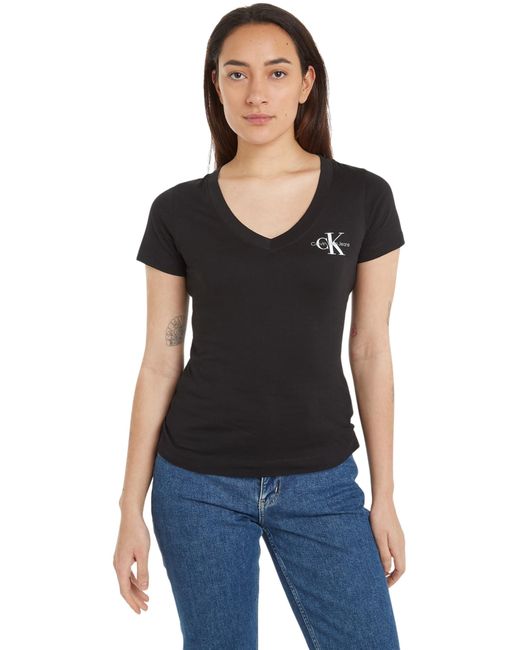 Calvin Klein Jeans S/s T-shirts Voor in het Black