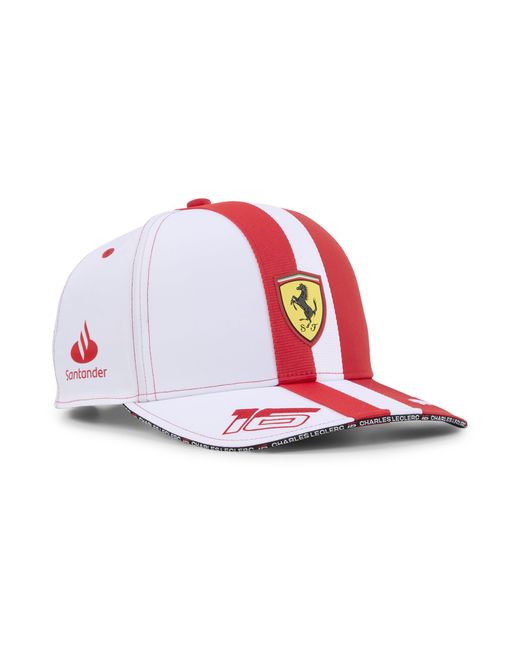 Cappellino Charles Leclerc Edizione Speciale 2024 - - Rosso Corsa - Taglia Unica per di PUMA in Red