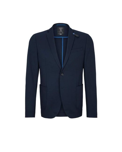 S.oliver Anzugsakko Jogg Suit in Blue für Herren