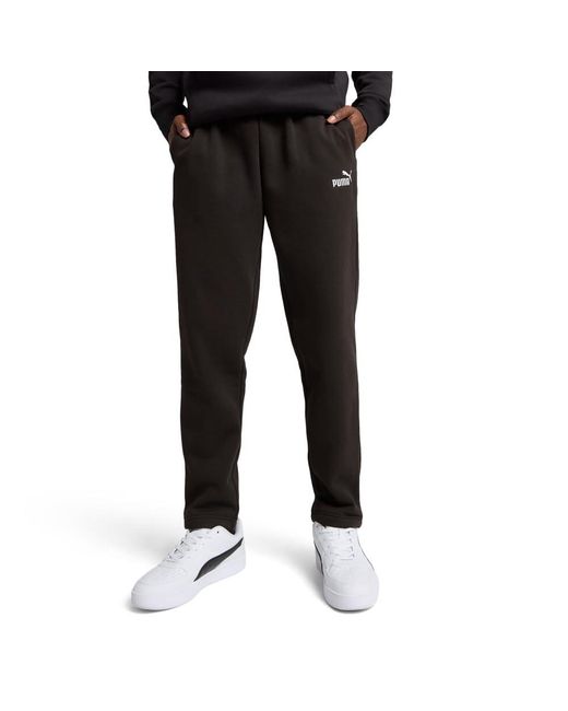 PUMA Essentials Fleece Sweatpants in Black for Men Lyst UK