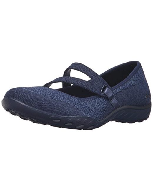 Skechers Blue Breathe Easy-lucky Lady Mary Janes