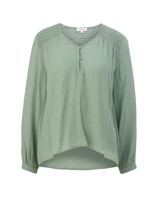 S.oliver Bluse Langarm Green 36