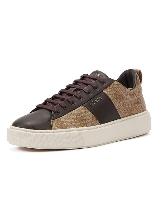Guess Brown New Vice Gymnastics Shoe for men