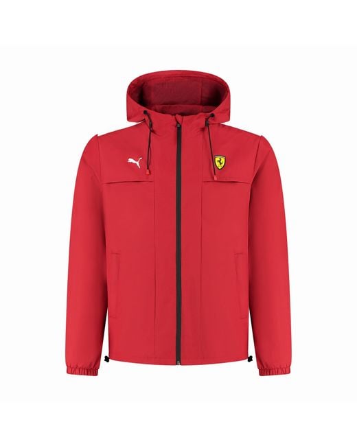PUMA Scuderia Ferrari F1 Rain Jacket Red Size: M for Men Lyst UK