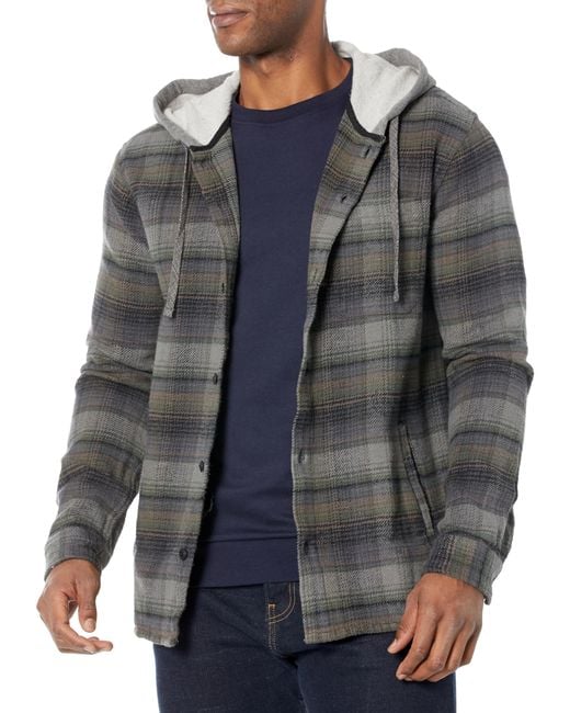 Quicksilver sale flannel hoodie