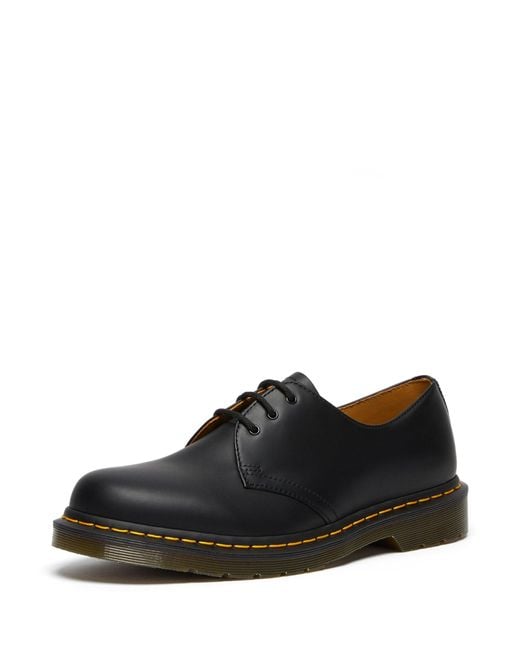 Dr. Martens , 1461 3-eye Leather Oxford Shoe For And , Black Smooth, 5 Us /4 Us